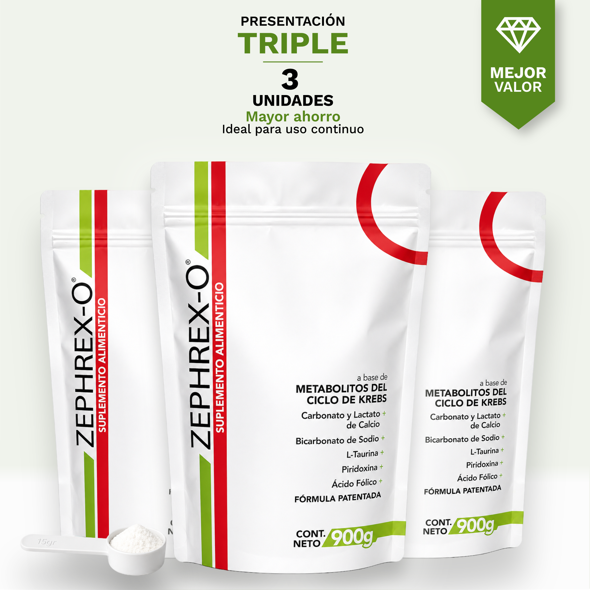 ZEPHREX-O® | máximo ahorro 3-Pack